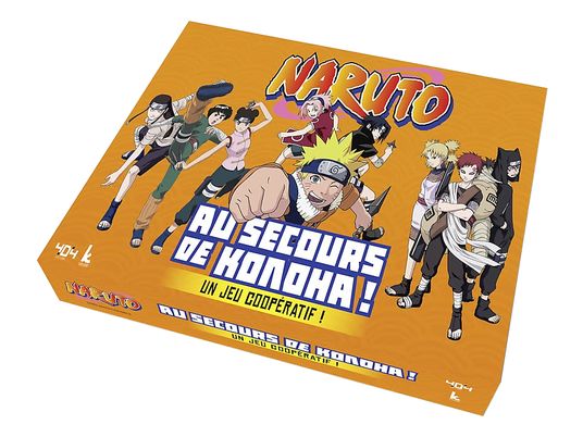 404 EDITIONS Naruto : Au secours de Konoha ! Un jeu coopératif ! (Französisch) - Brettspiel (Mehrfarbig)