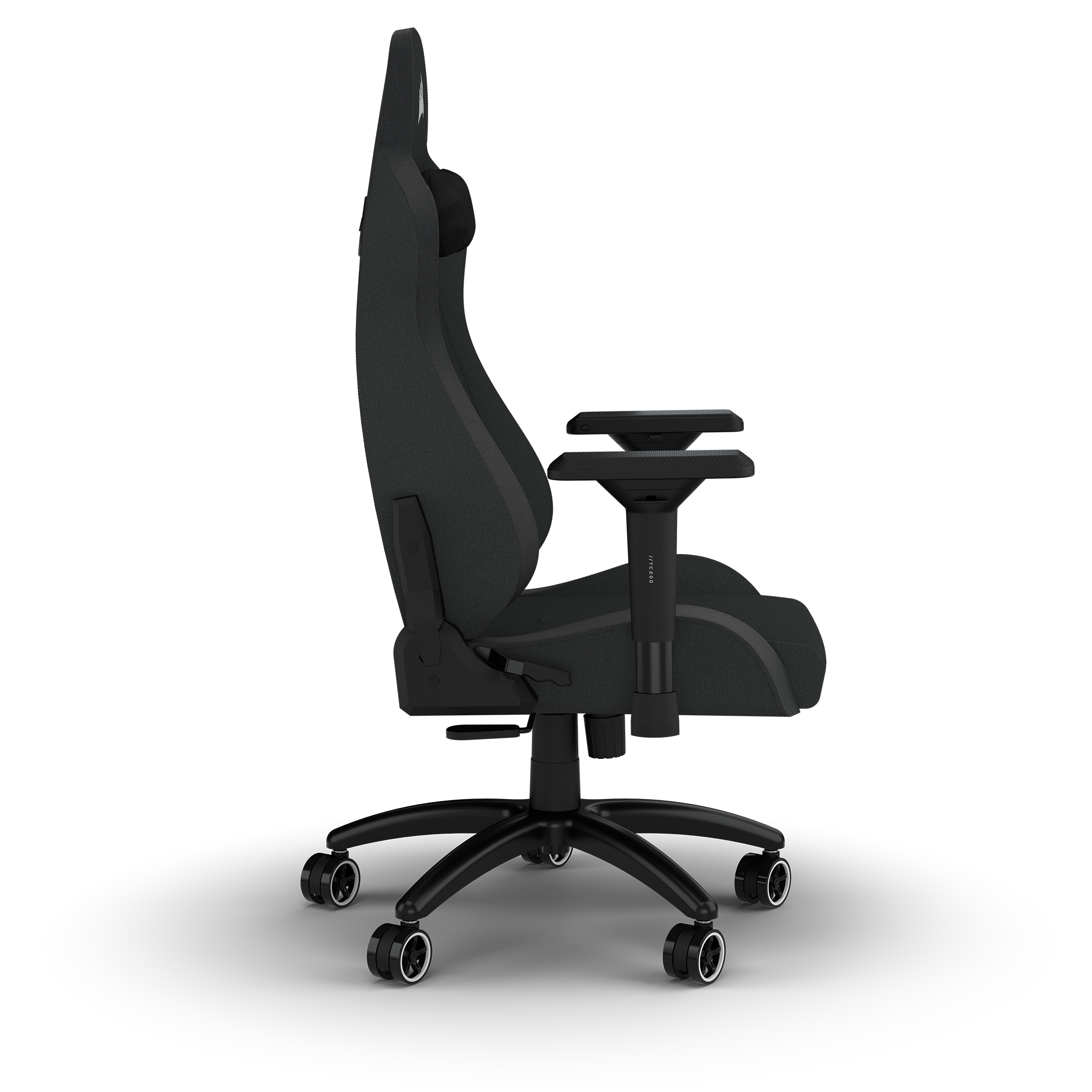 CORSAIR TC200 Gaming-Stuhl Stuhl, – Stoffbezug Gaming Standard Fit mit Schwarz