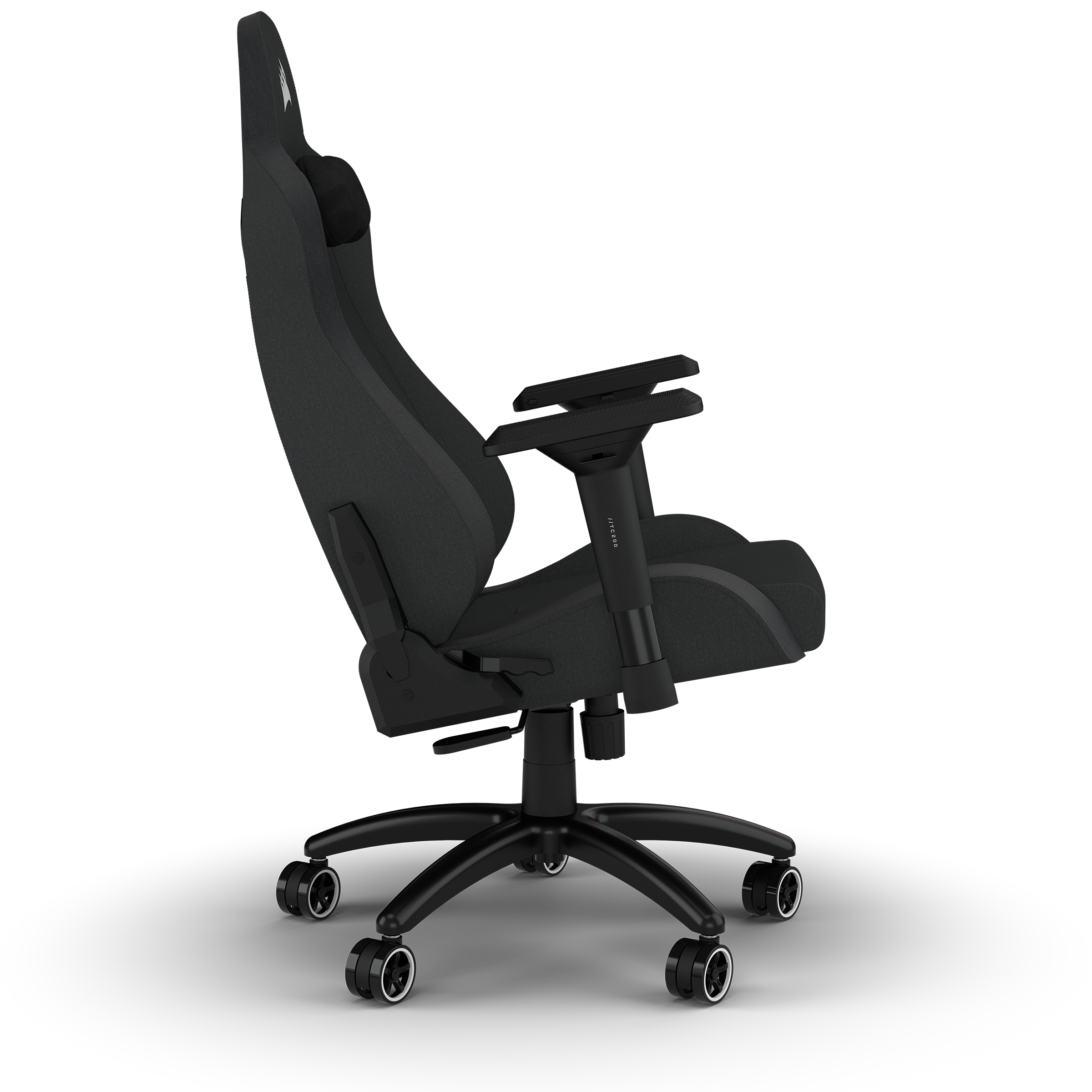 CORSAIR TC200 Gaming-Stuhl Standard mit Schwarz – Gaming Stuhl, Fit Stoffbezug