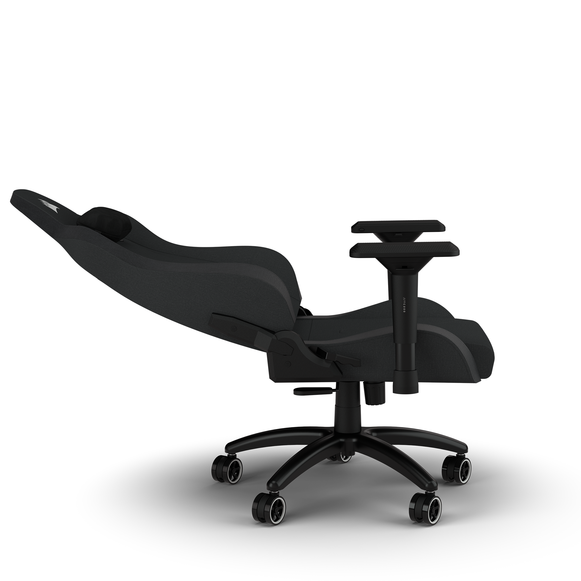 CORSAIR TC200 Gaming-Stuhl Stuhl, – Stoffbezug Gaming Standard Fit mit Schwarz