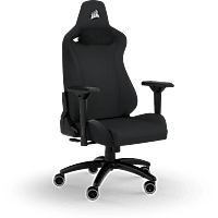 CORSAIR TC200 Gaming-Stuhl mit Stoffbezug – Standard Fit Gaming Stuhl, Schwarz