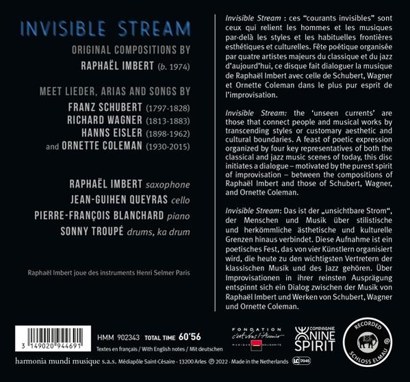 Raphael Imbert Jean-guihen Queyras - Invisible Stream  - (CD)