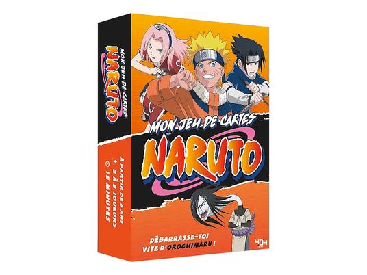 404 EDITIONS Naruto : Mon jeu de cartes (Französisch) - Brettspiel (Mehrfarbig)