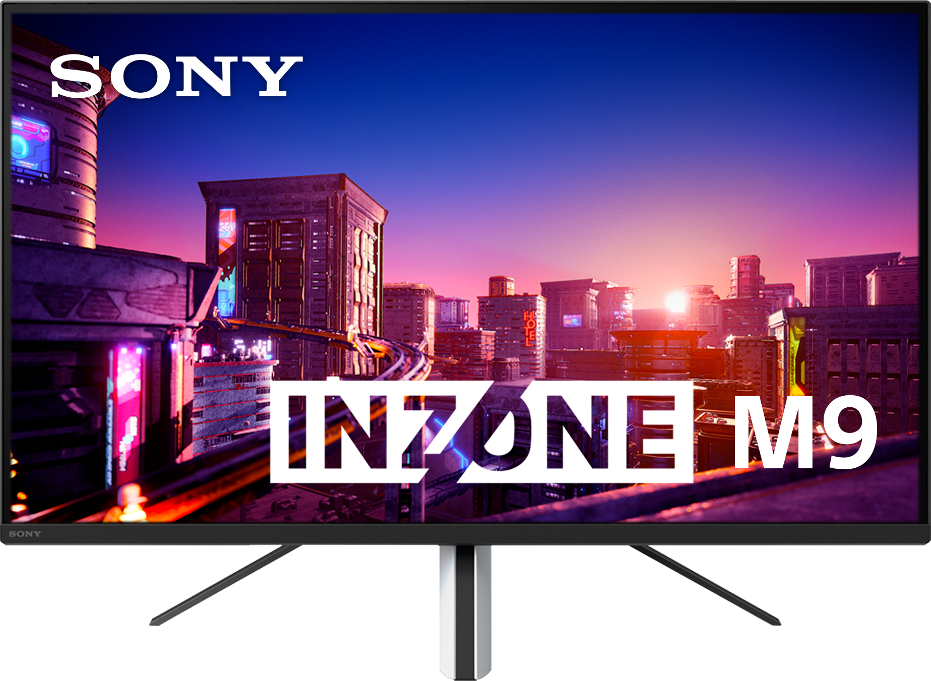 SONY -Ausstellungsstück- INZONE M9 | 27 Zoll 4K HDR Gaming-Monitor mit 144 Hz, IPS 1 ms und NVIDIA® G-SYNC® Kompatibilität 27 Zoll Monitor, UHD 4K, 1 ms Reaktionszeit, 600 cd/m², 120 Hz, Schwarz/Weiß