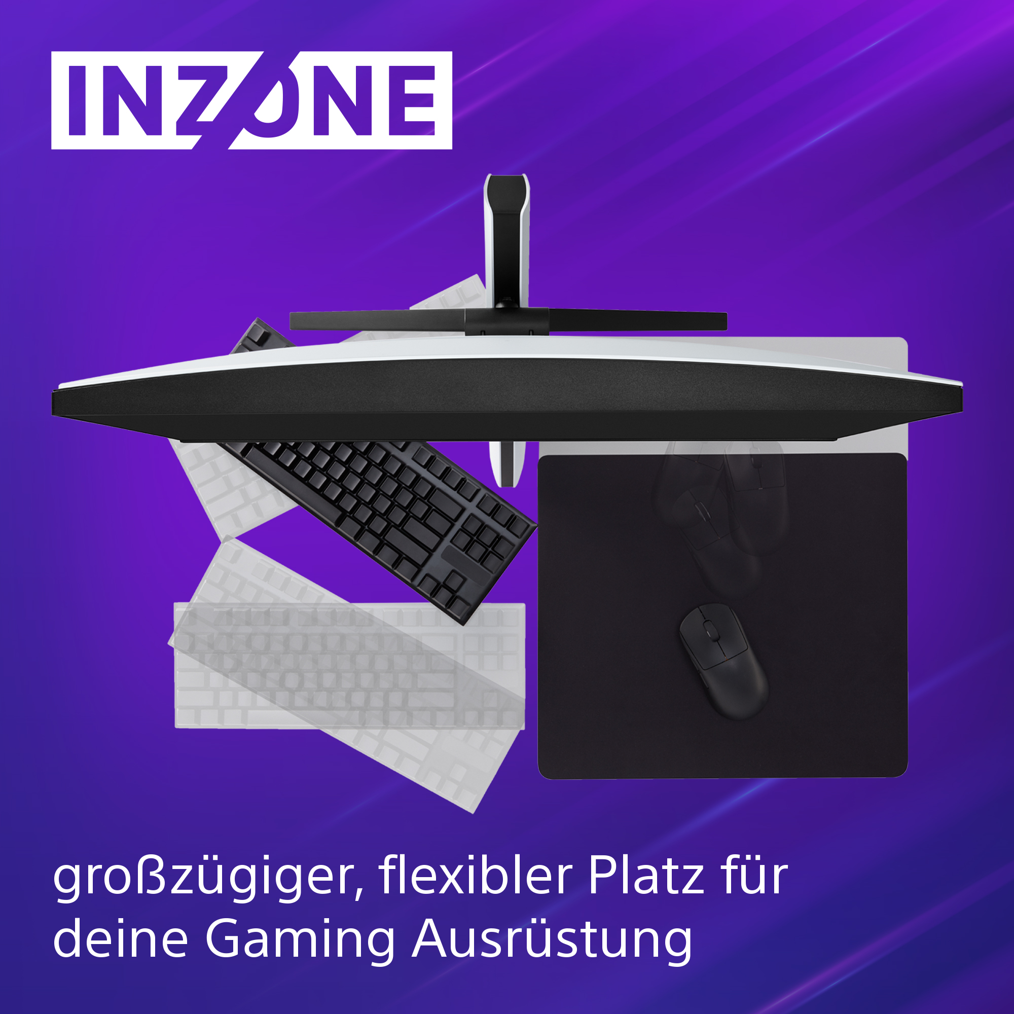 SONY -Ausstellungsstück- INZONE M9 | 27 Zoll 4K HDR Gaming-Monitor mit 144 Hz, IPS 1 ms und NVIDIA® G-SYNC® Kompatibilität 27 Zoll Monitor, UHD 4K, 1 ms Reaktionszeit, 600 cd/m², 120 Hz, Schwarz/Weiß