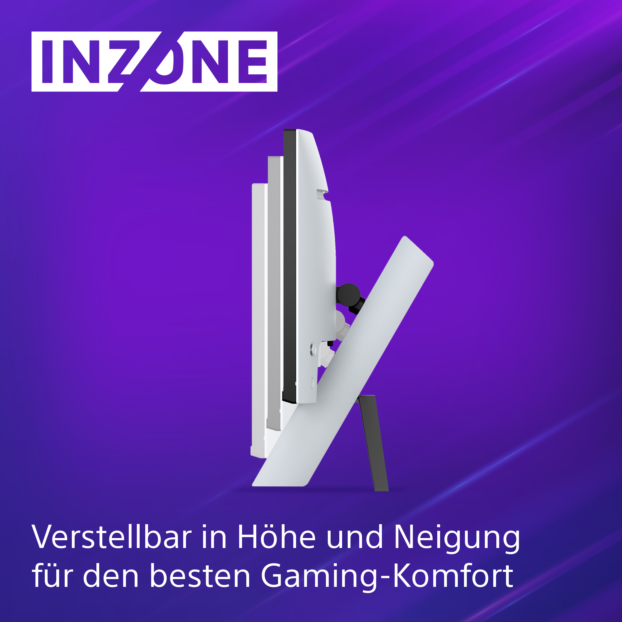 SONY -Ausstellungsstück- INZONE M9 | 27 Zoll 4K HDR Gaming-Monitor mit 144 Hz, IPS 1 ms und NVIDIA® G-SYNC® Kompatibilität 27 Zoll Monitor, UHD 4K, 1 ms Reaktionszeit, 600 cd/m², 120 Hz, Schwarz/Weiß