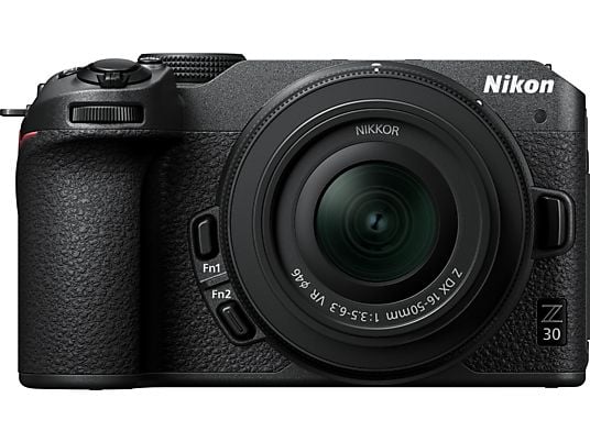 NIKON Boîtier Z 30 + NIKKOR Z DX 16-50 mm f/3,5-6,3 VR - Appareil photo à objectif interchangeable Noir