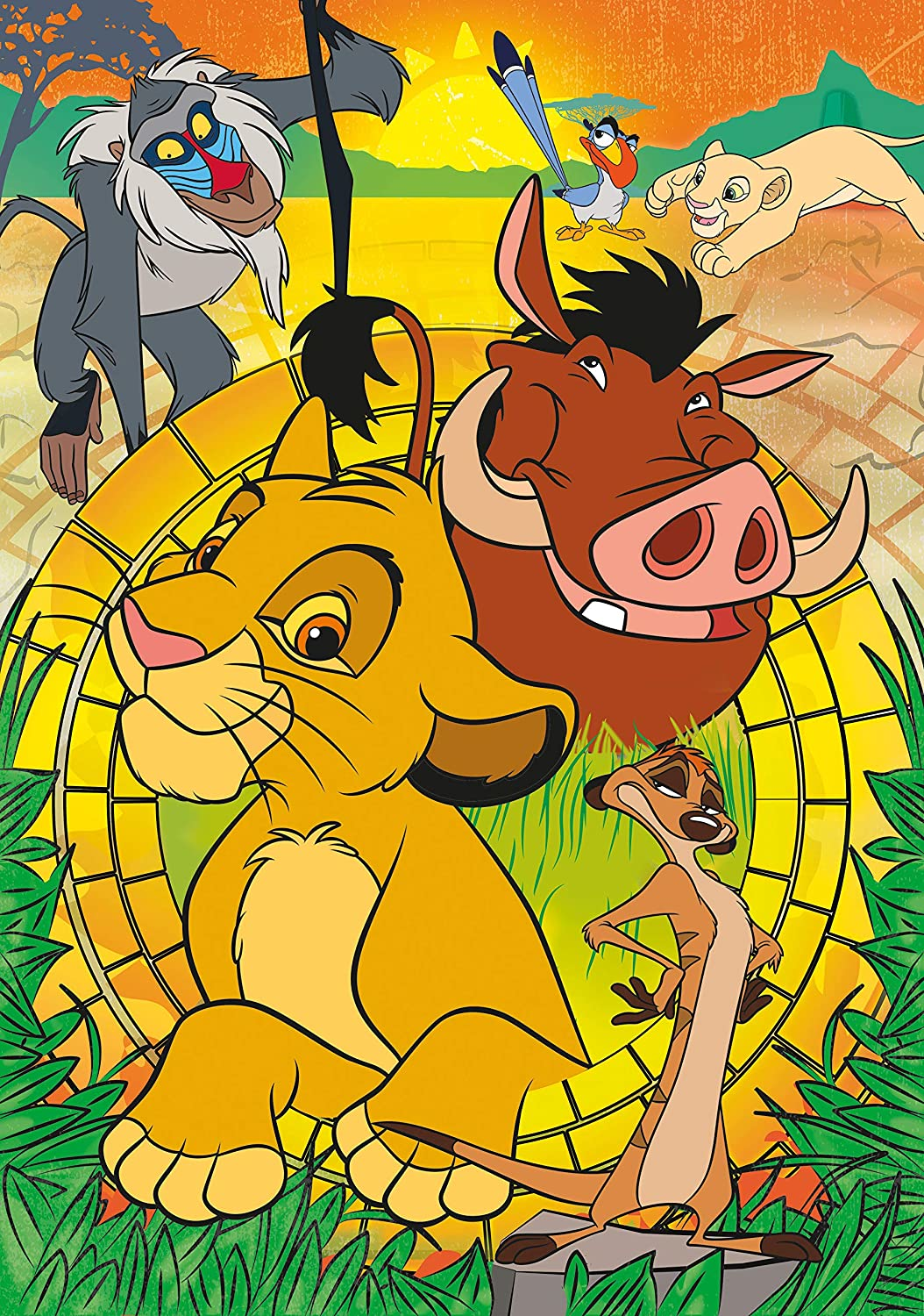 CLEMENTONI Disney : Le Roi Lion (104 pièces + 3D) - puzzle (Multicolore)