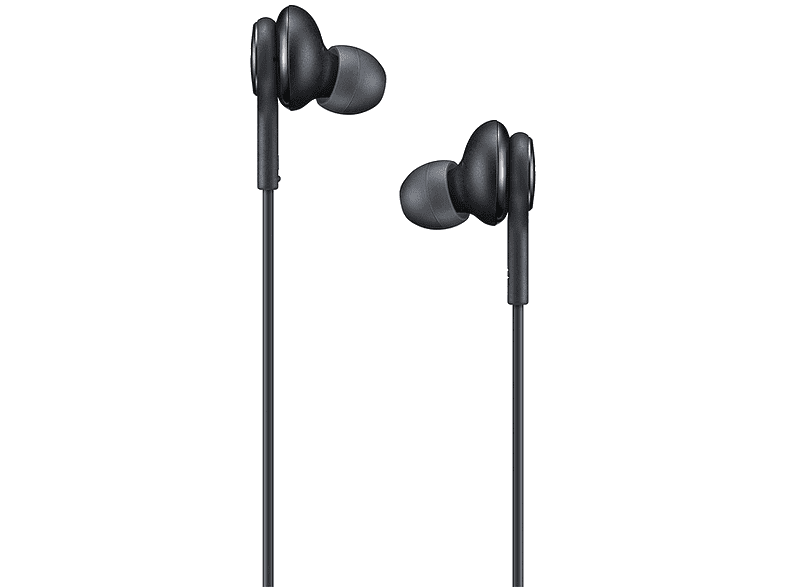 Auriculares de botón - Samsung EO-IC100, USB-C, Sonido AKG, Micrófono, Botón, Negro