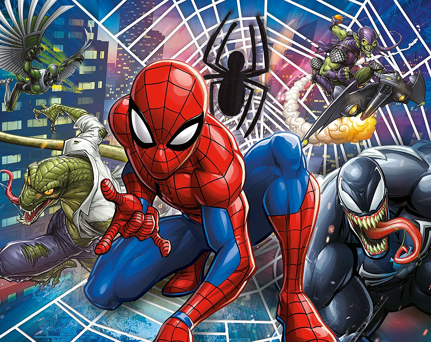 CLEMENTONI Marvel : Spiderman (20 + 60 + 100 + 180 pièces) - puzzle (Multicolore)