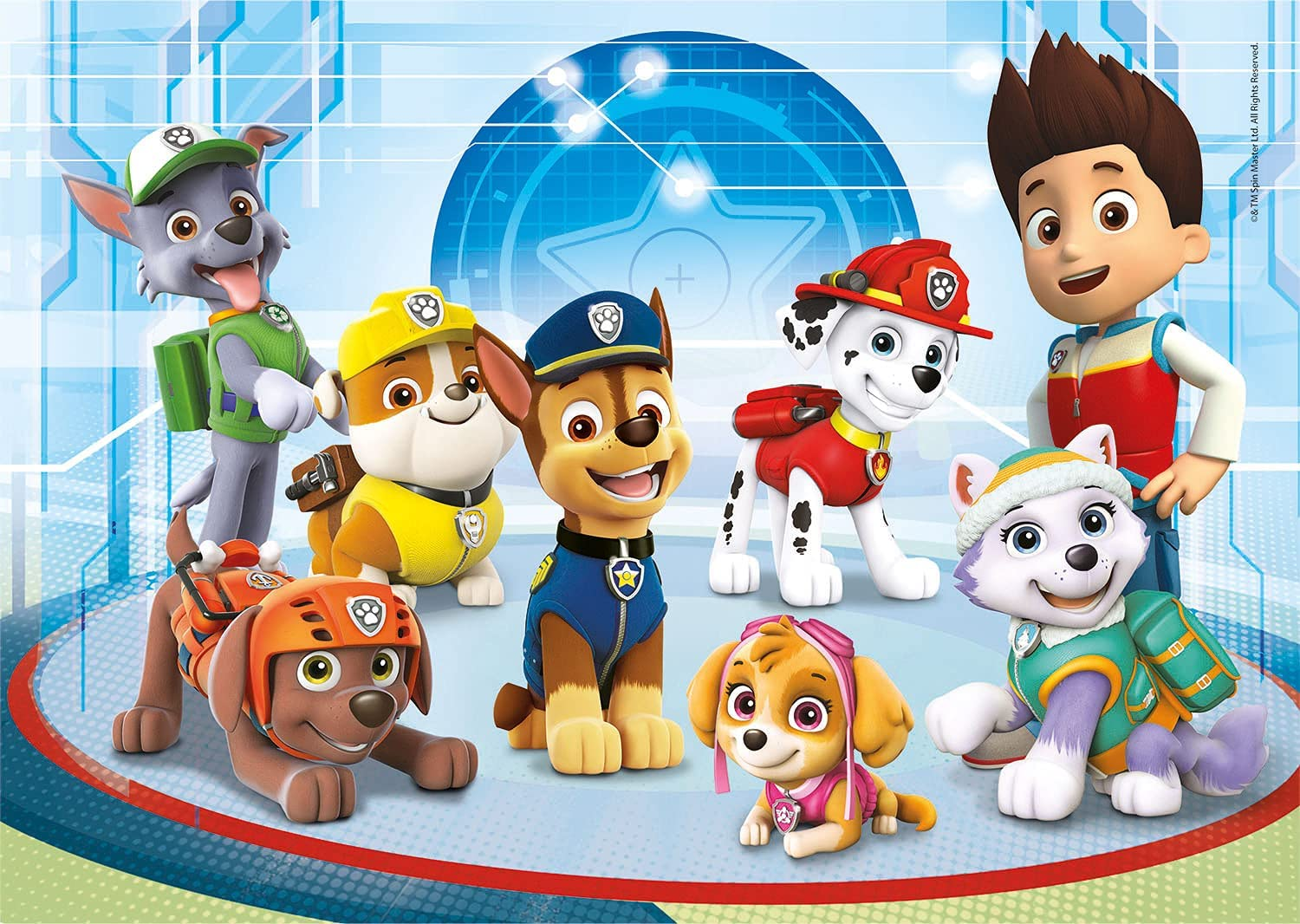 CLEMENTONI Nickelodeon : Paw Patrol (20 + 60 + 100 + 180 pièces) - puzzle (Multicolore)