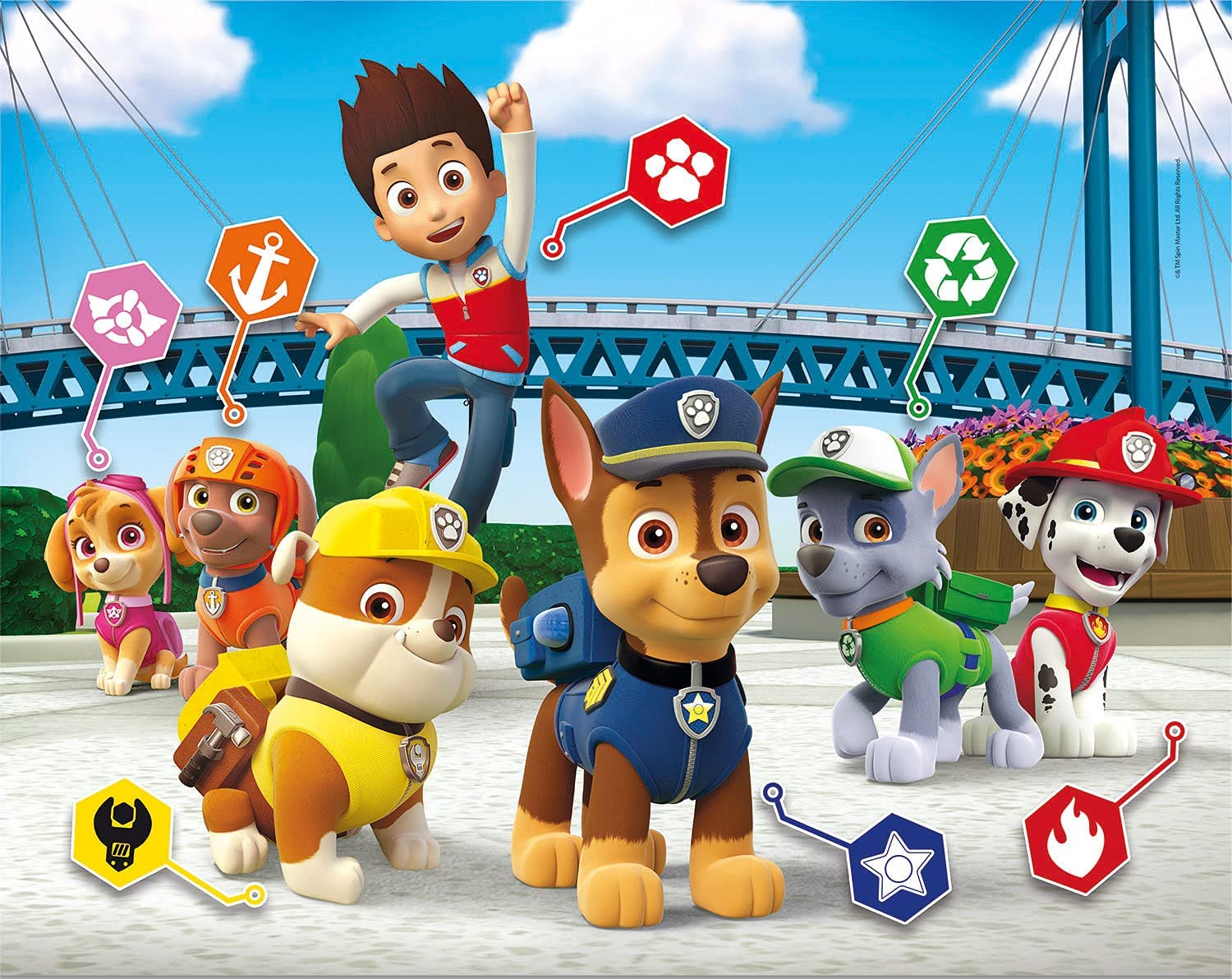 CLEMENTONI Nickelodeon : Paw Patrol (20 + 60 + 100 + 180 pièces) - puzzle (Multicolore)