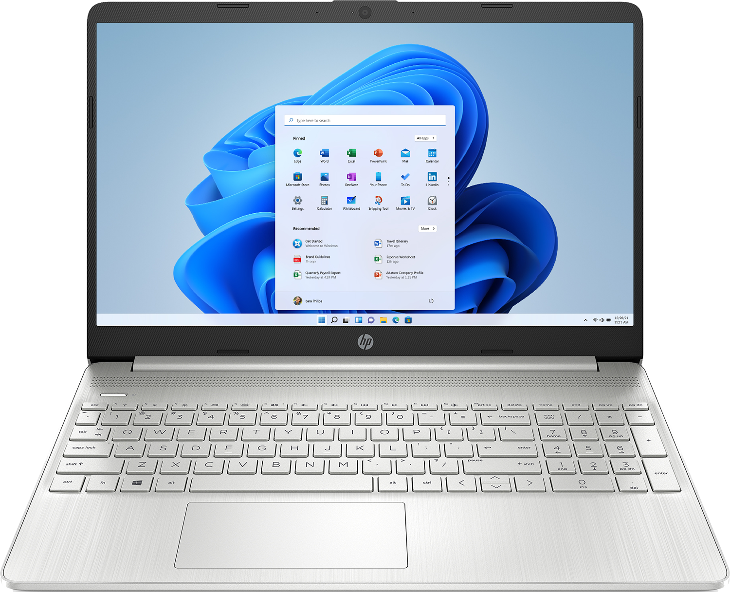 HP 15S-EQ2825ND - 15.6 inch - AMD Ryzen 5 - 8 GB - 512 GB