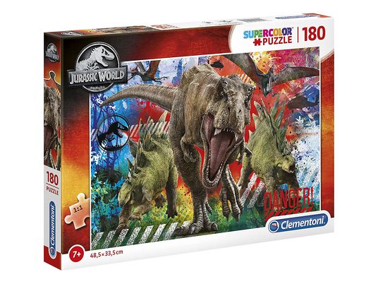 CLEMENTONI Jurassic World (180 pièces) - puzzle (Multicolore)