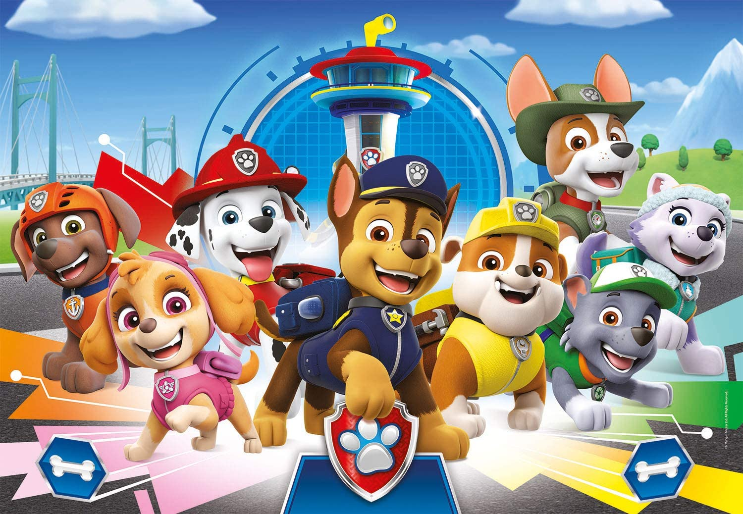 CLEMENTONI Nickelodeon: Paw Patrol (180 pièces) - puzzle (Multicolore)