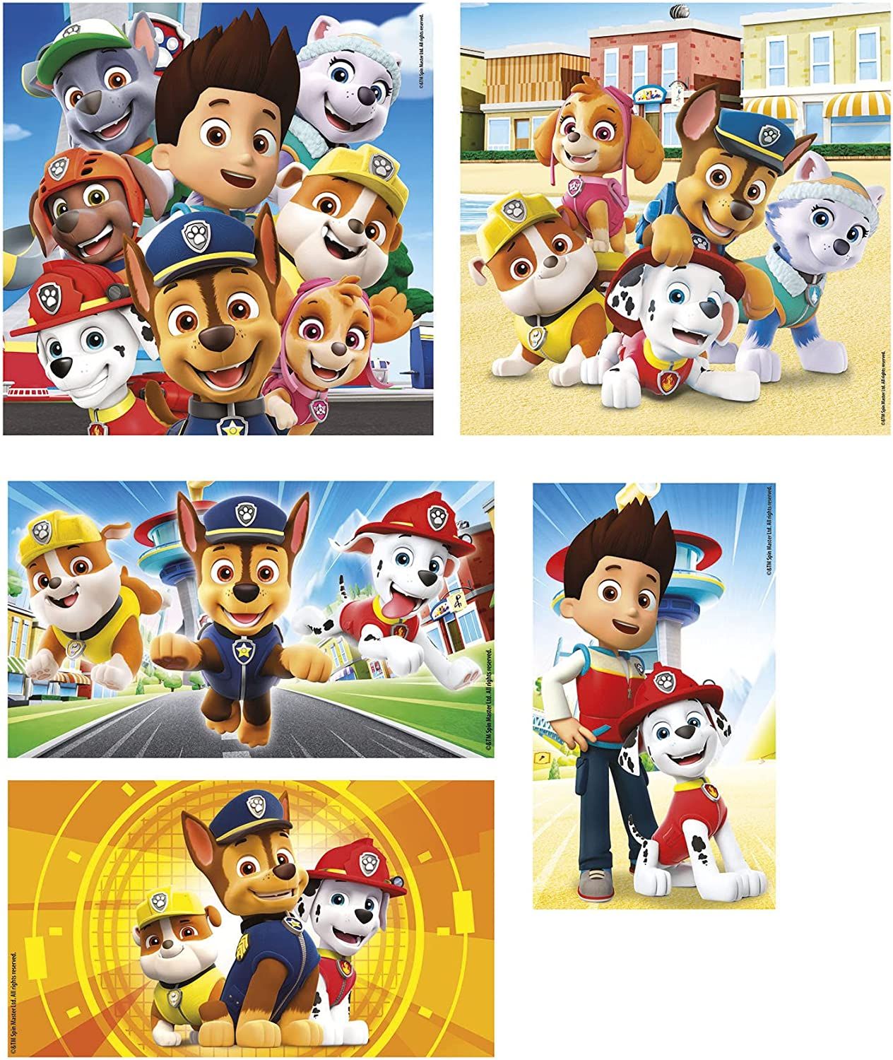 CLEMENTONI Nickelodeon: Paw Patrol (3x18 + 4x30 + 2x48 + 1x60 Teile) - Puzzle (Mehrfarbig)