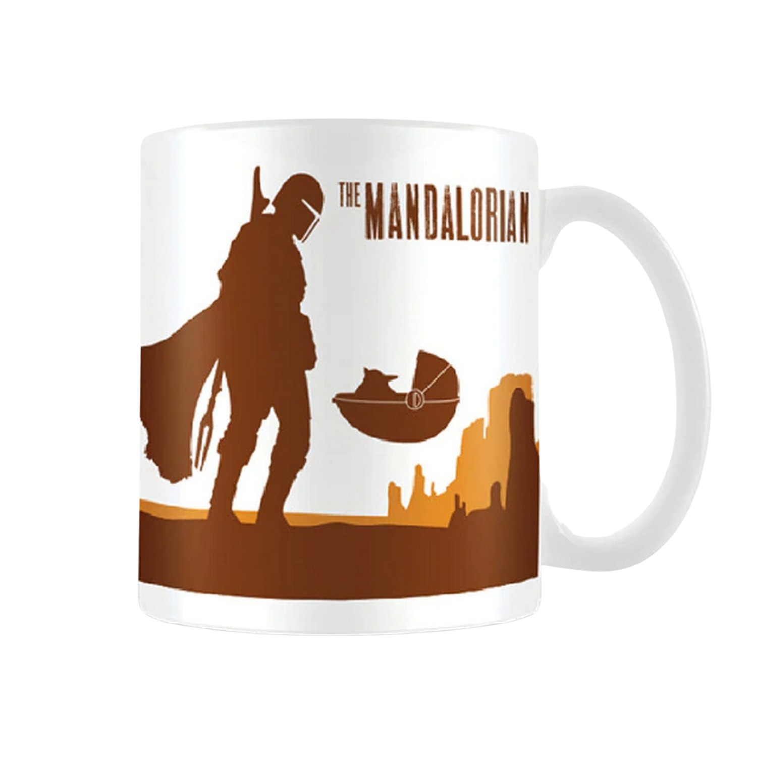 Taza - Sherwood Star Wars: The Mandalorian (This Is The Way), Cerámica, Licencia Oficial, Blanco