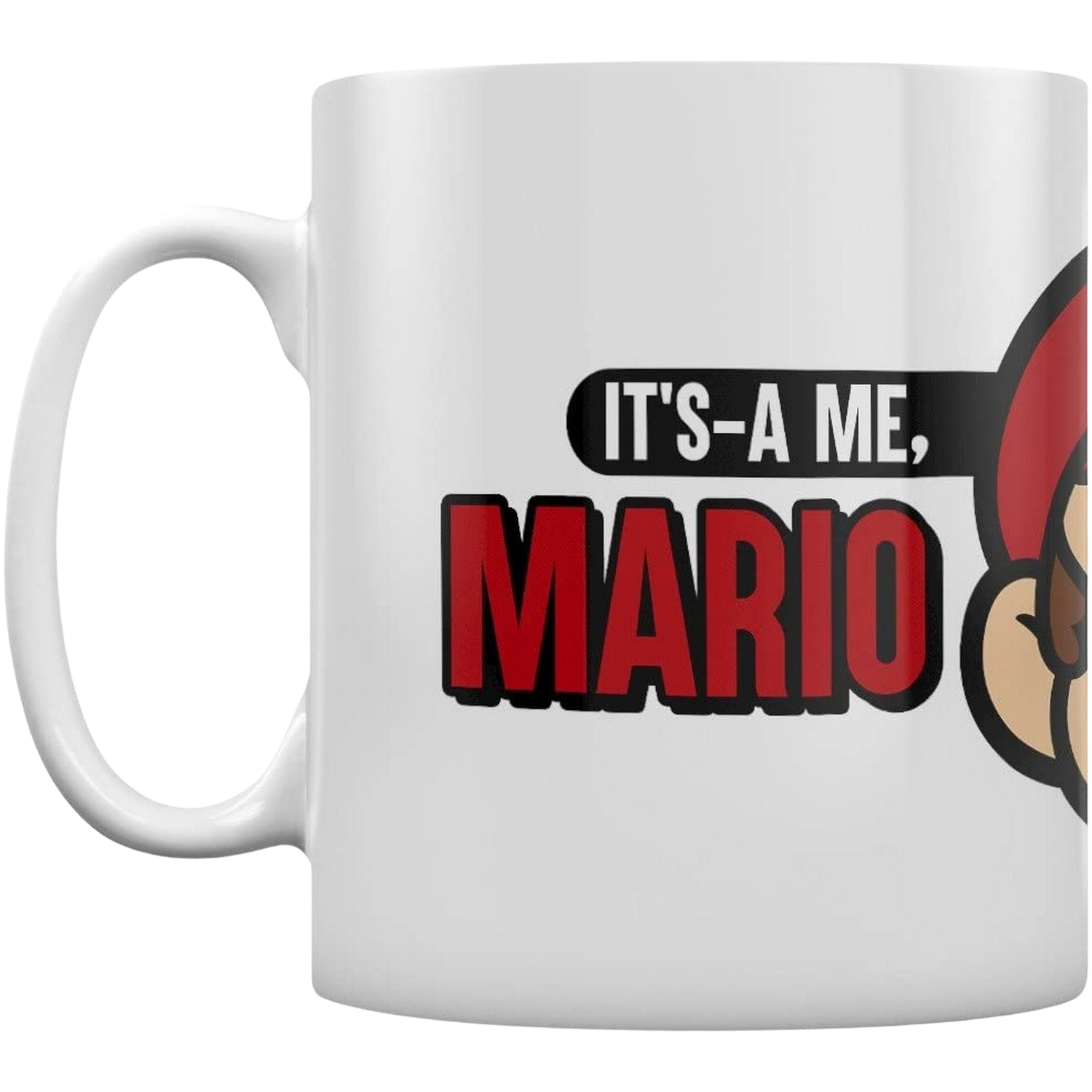 Taza Sherwood Super mario 320 ml licencia oficial blanco pyramid mg24845 de café porcelana