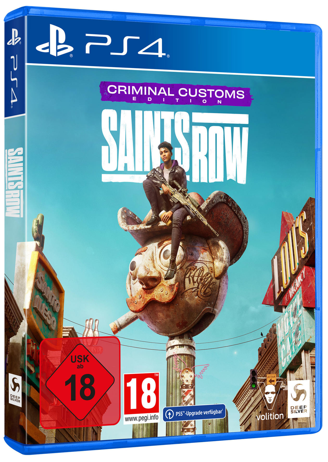 Filmcover des Saints Row-Spiels mit Charakteren.