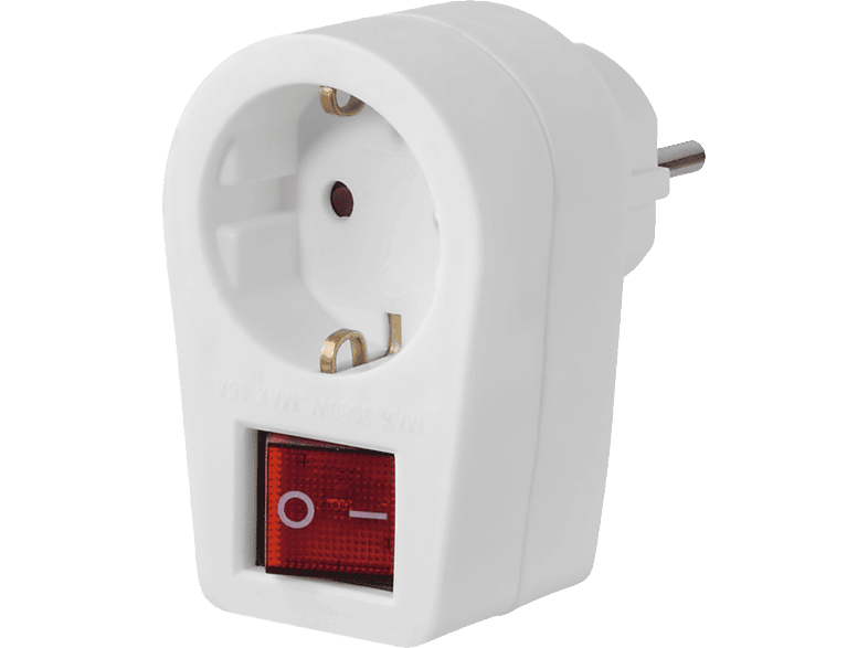 HAMA Schaltbarer Schuko Steckdosenadapter Steckdosenadapter Weiß kaufen