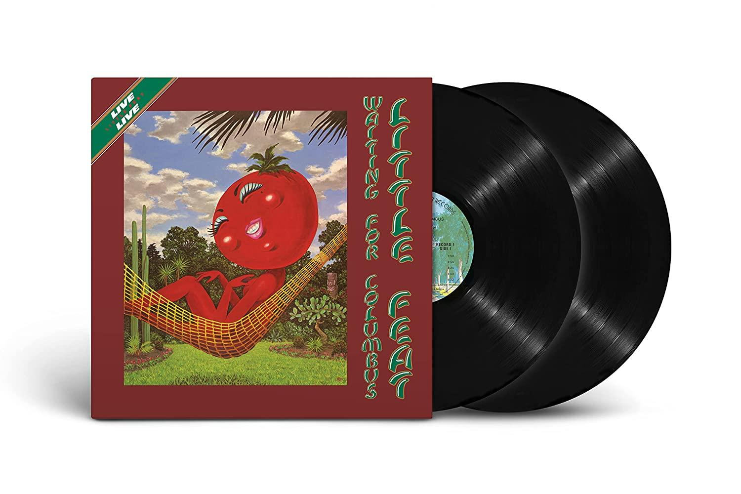 Albumcover mit einer Tomatenfigur in einer Hängematte, zwei Schallplatten und dem Albumtitel.
