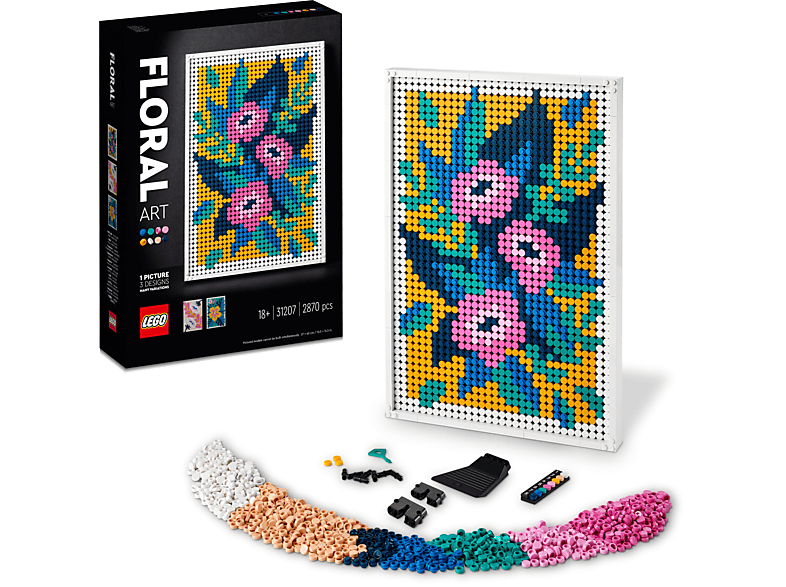 LEGO ART 31207 Bausatz, Mehrfarbig Blumenkunst