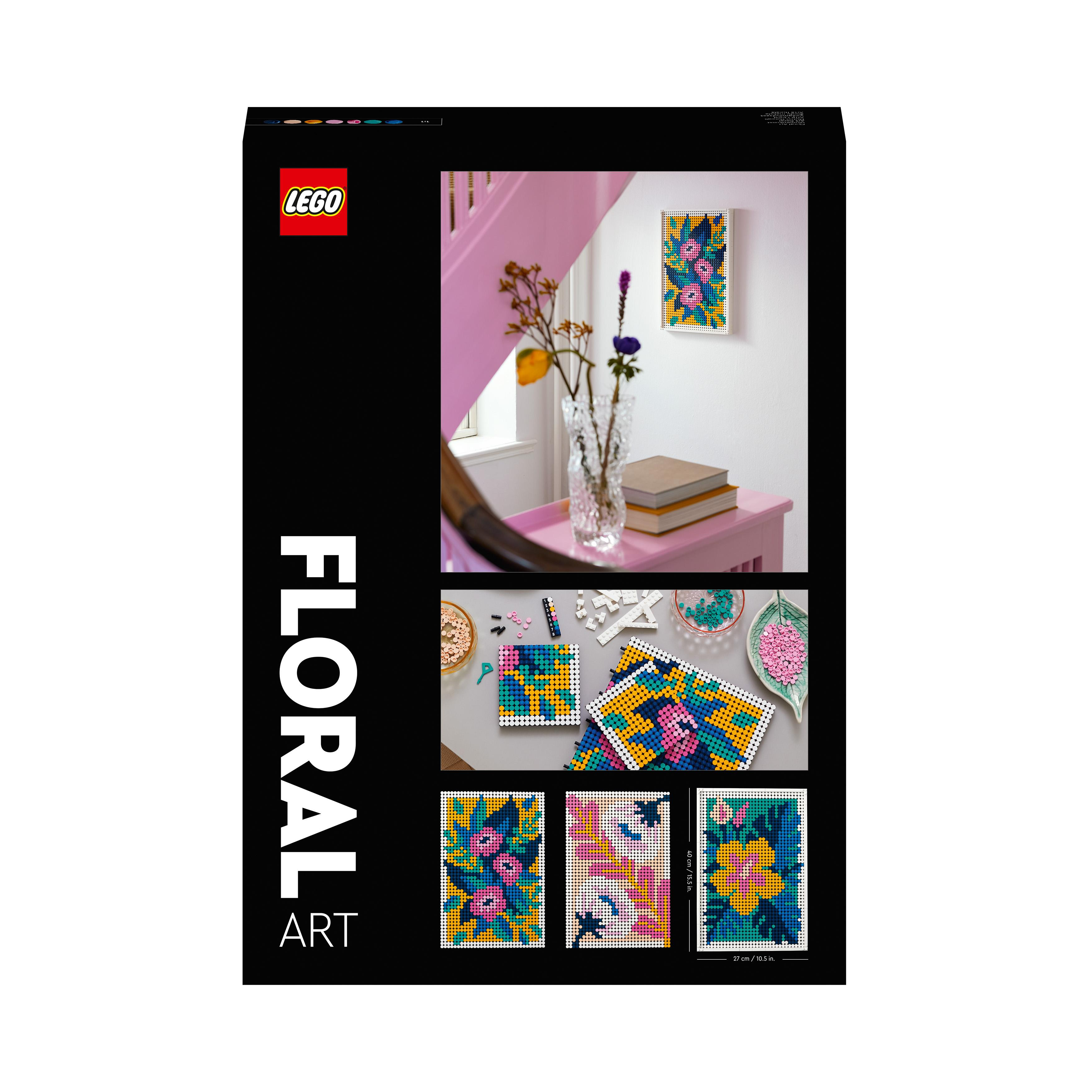 31207 ART Bausatz, LEGO Mehrfarbig Blumenkunst