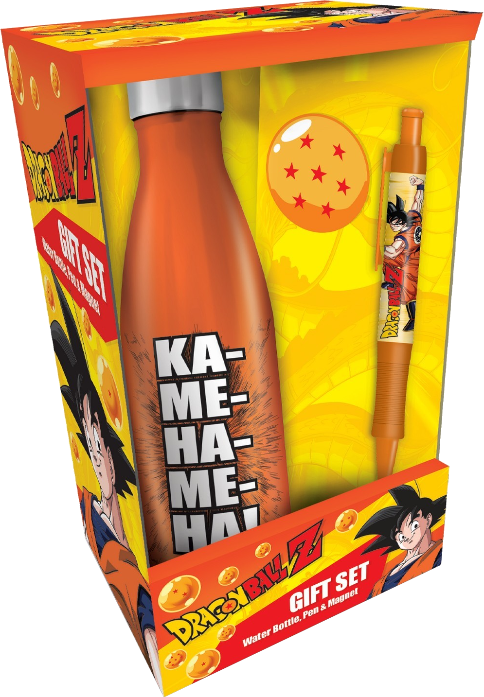 Dragon Ball Z - Saiyan Power ajándékcsomag (kulacs, toll, kulcstartó)