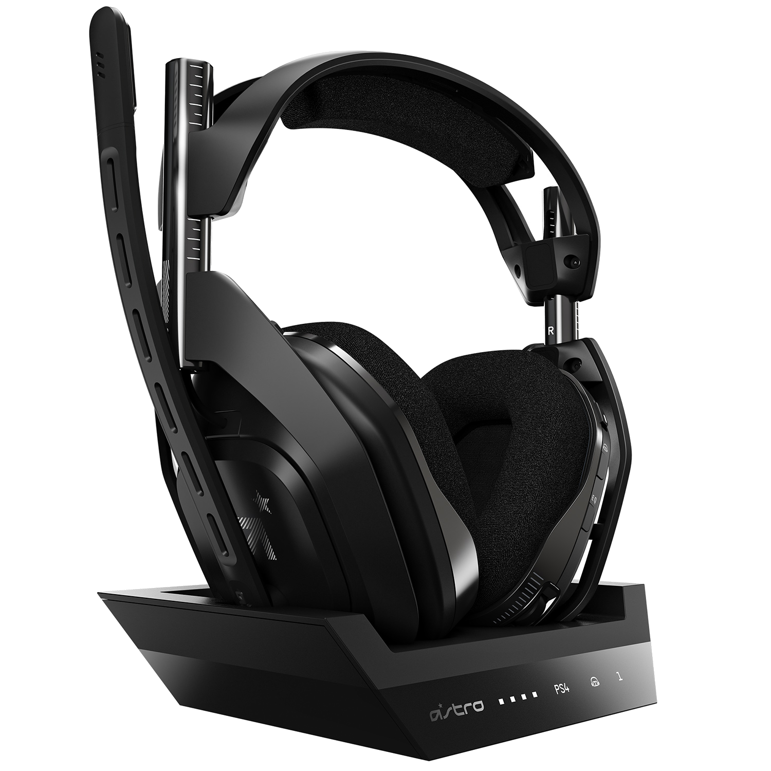 Auriculares gaming - Astro A50, De diadema, Inalámbricos, Multiplataforma, PS/PC/Mac, Hasta 15 horas, Micrófono, Negro