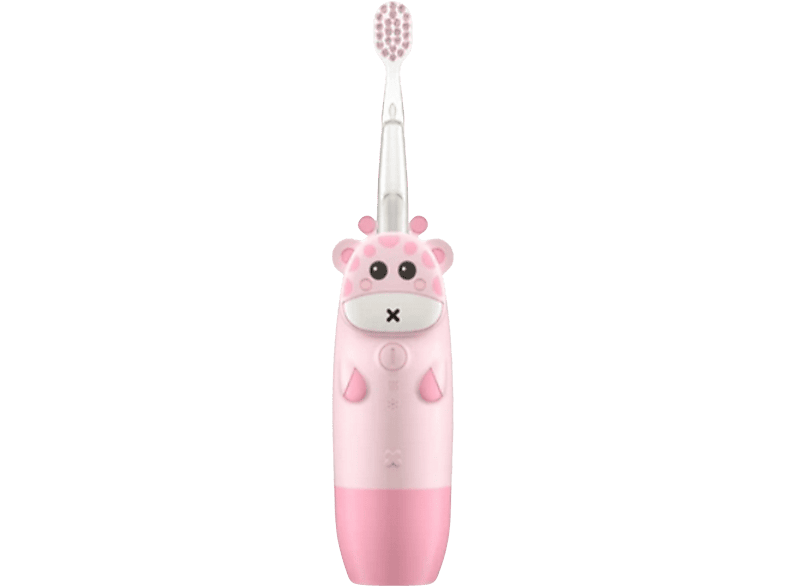 Cepillo eléctrico infantil - InnoGIO GIO-450PINK, Para niños, Sónico, Función de memoria, IPX7, Luces colores, Rosa