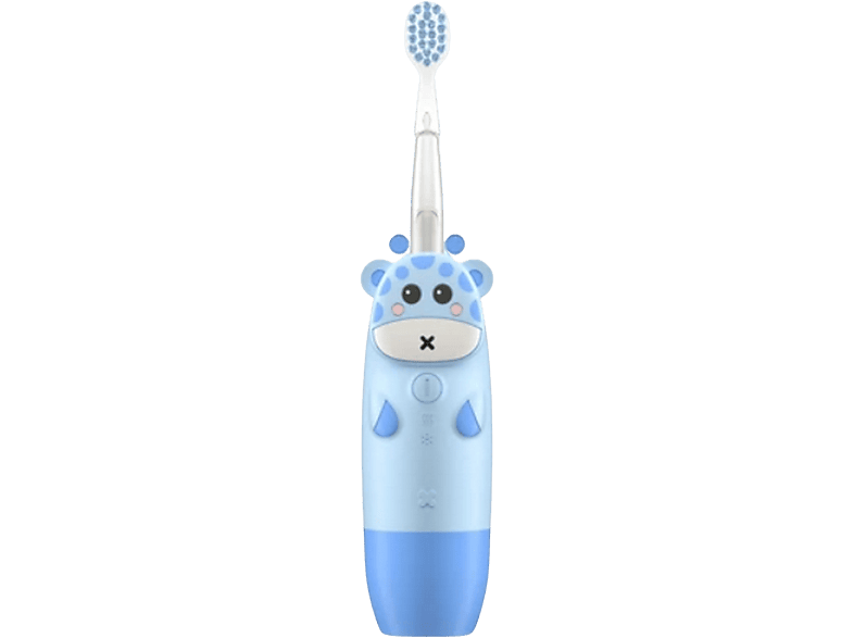 Cepillo eléctrico - InnoGIO GIO-450BLUE, Para niños, Sónico, Función de memoria, IPX7, Luces colores, Azul