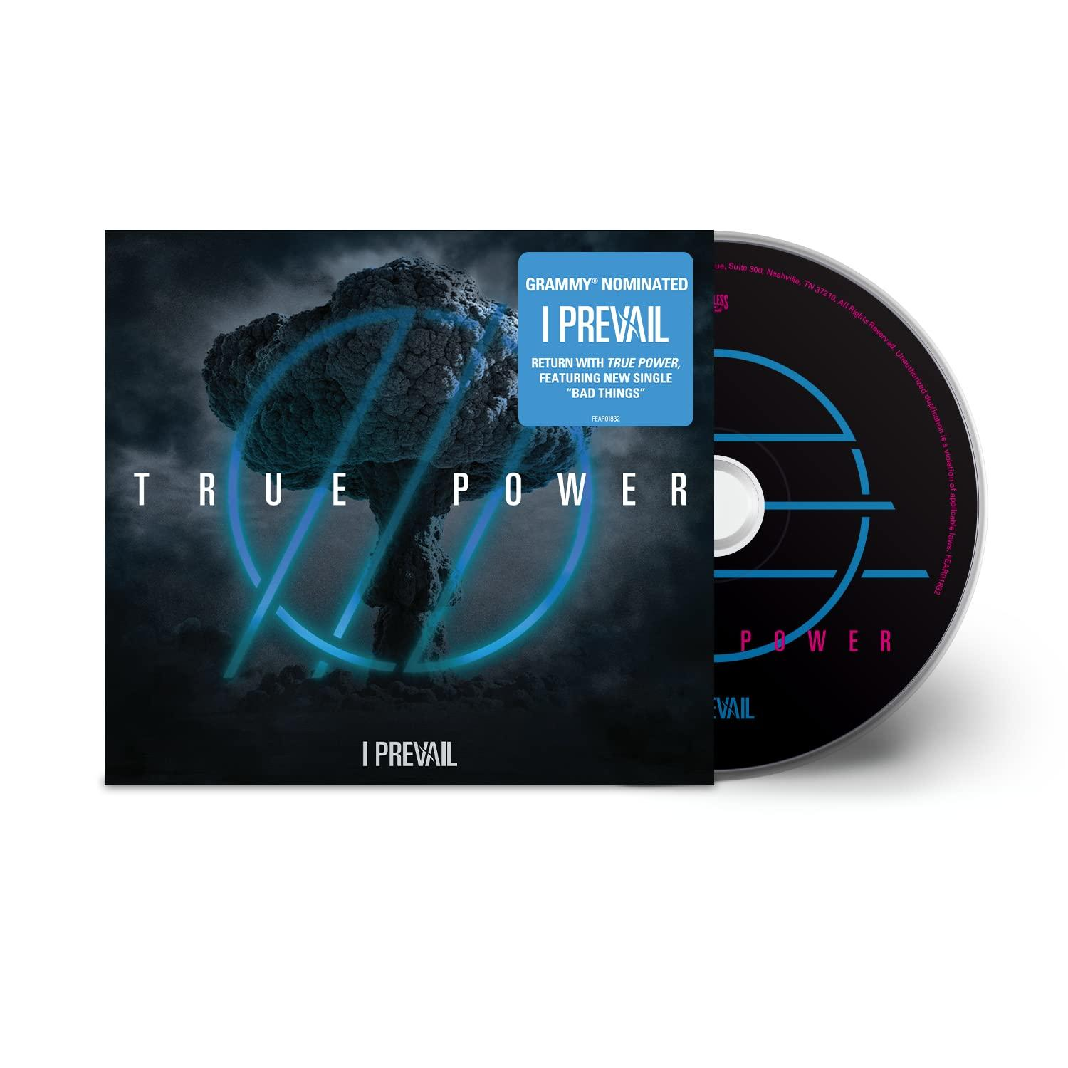 CD-Albumcover mit Text und einem Bild einer Explosion. CD ist rechts.