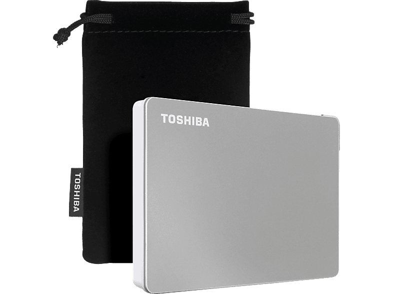TOSHIBA Canvio Flex Festplatte, 4 TB HDD, 2,5 Zoll, extern, Silver 4 Festplatte 2.5 in Silver