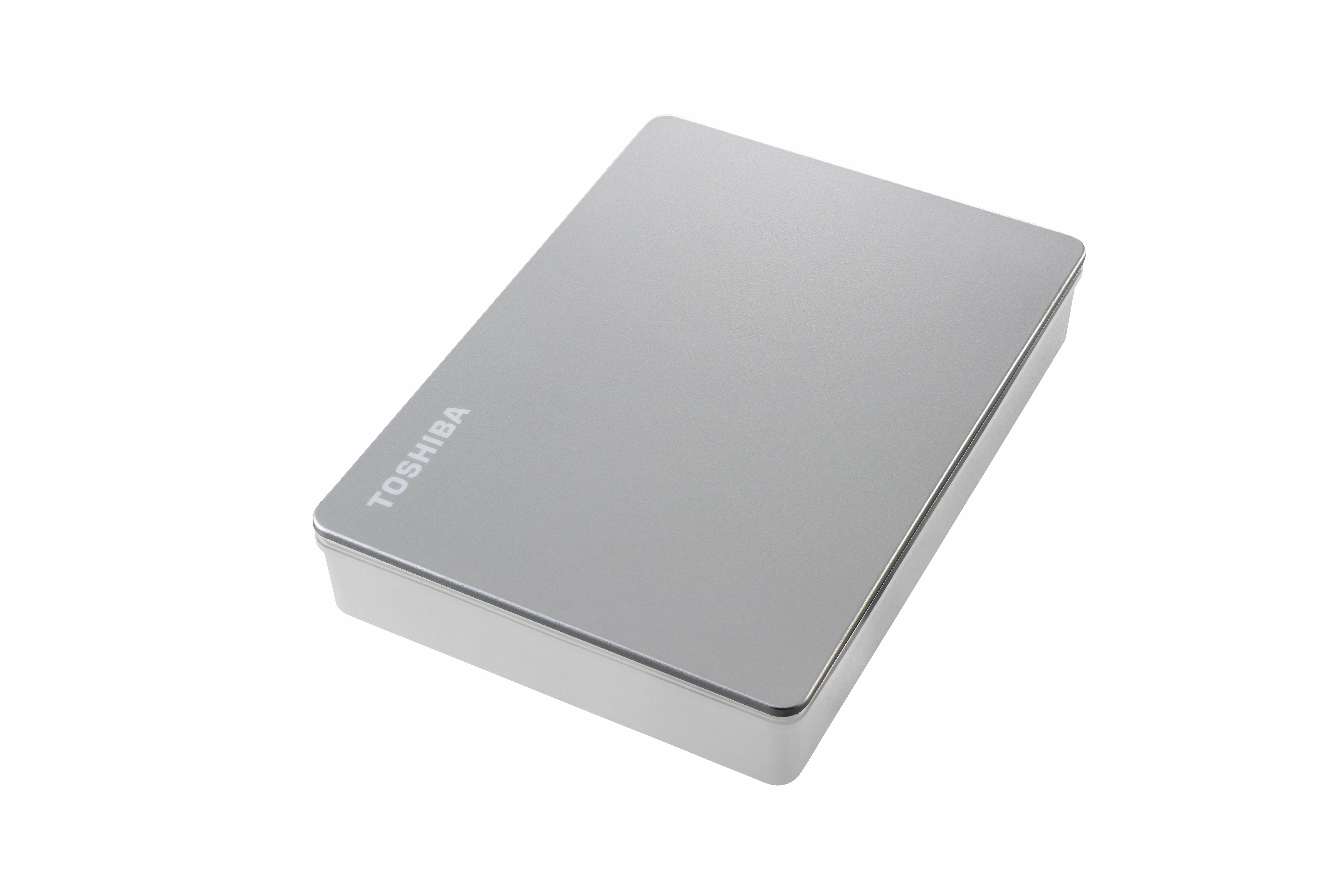 TOSHIBA Canvio Flex 4 Zoll, Silver 2,5 Festplatte, HDD, extern, TB