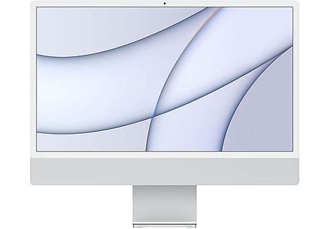 APPLE iMac 24'' CTO, Chip M1, 8 CPU 7 GPU, 256GB, Argento, con Gigabit Ethernet