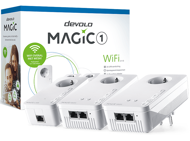 devolo Magic 1 Multiroom Kit - WiFi 4 - 3 stuks