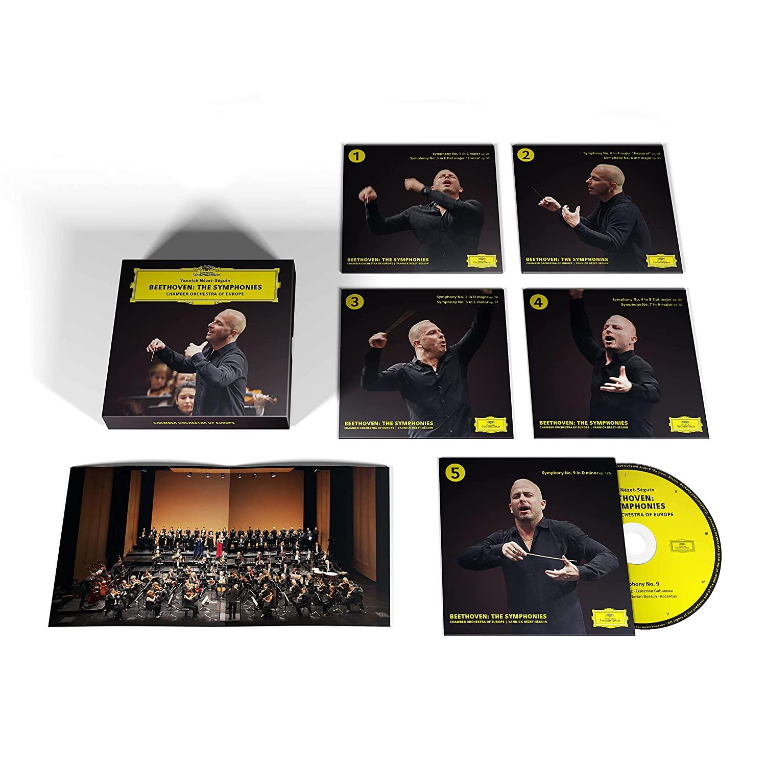 Beethoven szimfóniák doboz Yannick Nézet-Séguin karmesterrel és a Chamber Orchestra of Europe-pal.