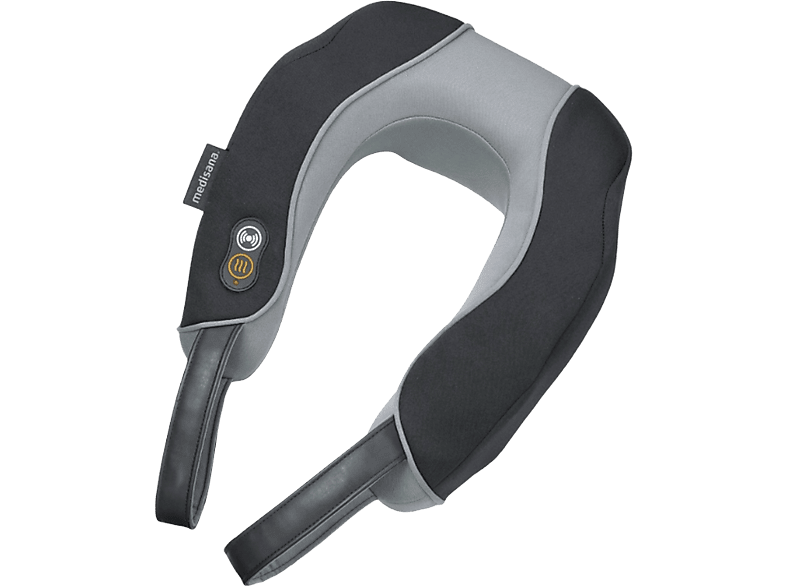 Masajeador - Medisana NM 868, Para cuello y hombros, 7 W, Masaje de vibración 2 pasos, Intensidad ajustable, Negro/Gris