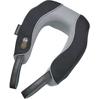 Masajeador - Medisana NM 868, Para cuello y hombros, 7 W, Masaje de vibración de 2 pasos, Intensidad ajustable, Negro/Gris