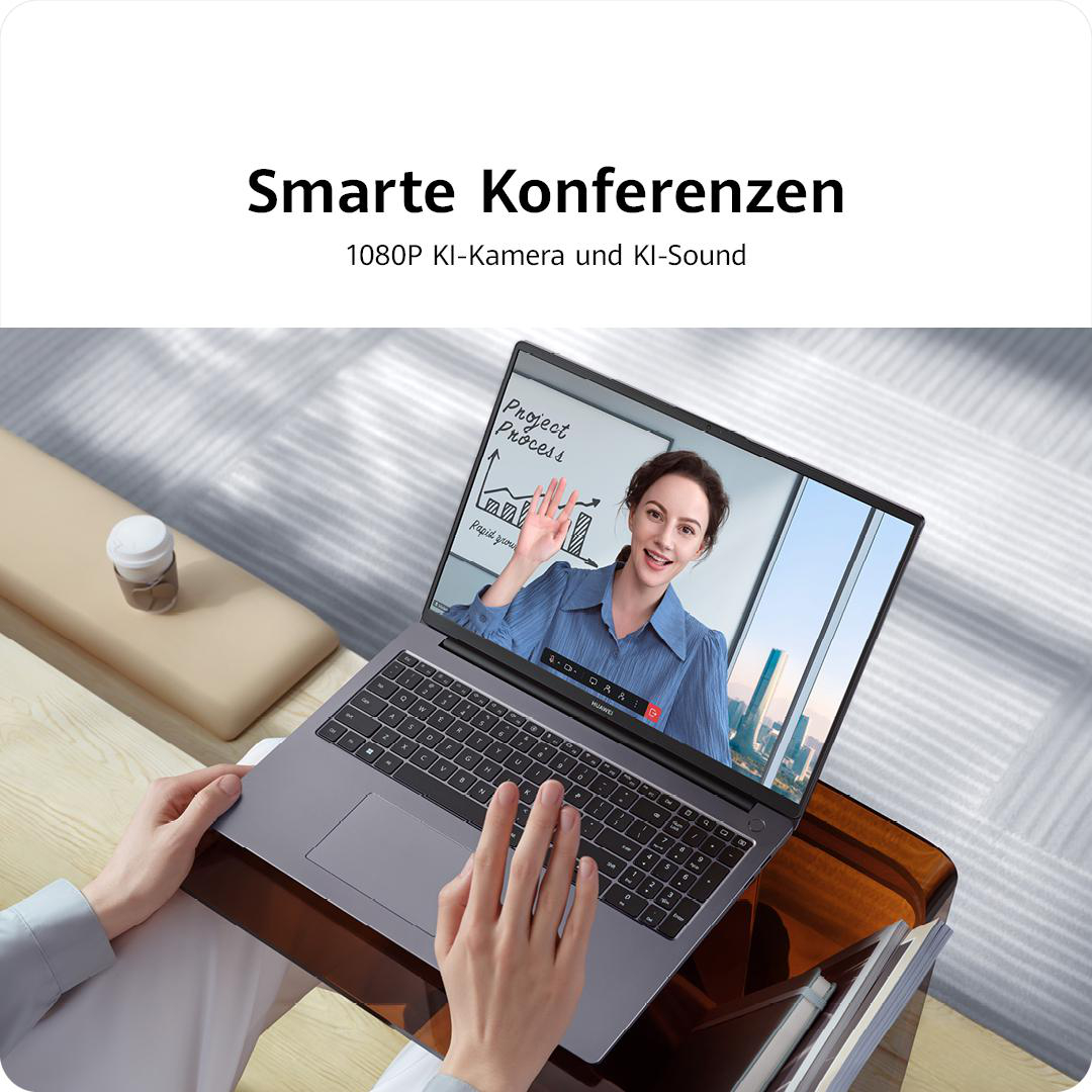 HUAWEI Matebook D16 - 16 Zoll - Intel® Core™ i7 i7-12700H - 16 GB - 512 GB - Intel® Iris® X - Windows 11 Home