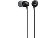 Auriculares de botón - Sony MDR-EX15LPB, 8Hz - 22.000Hz, 100dB/mW, Botón, Tapones de Silicona, Iman de Neodimio, Negro