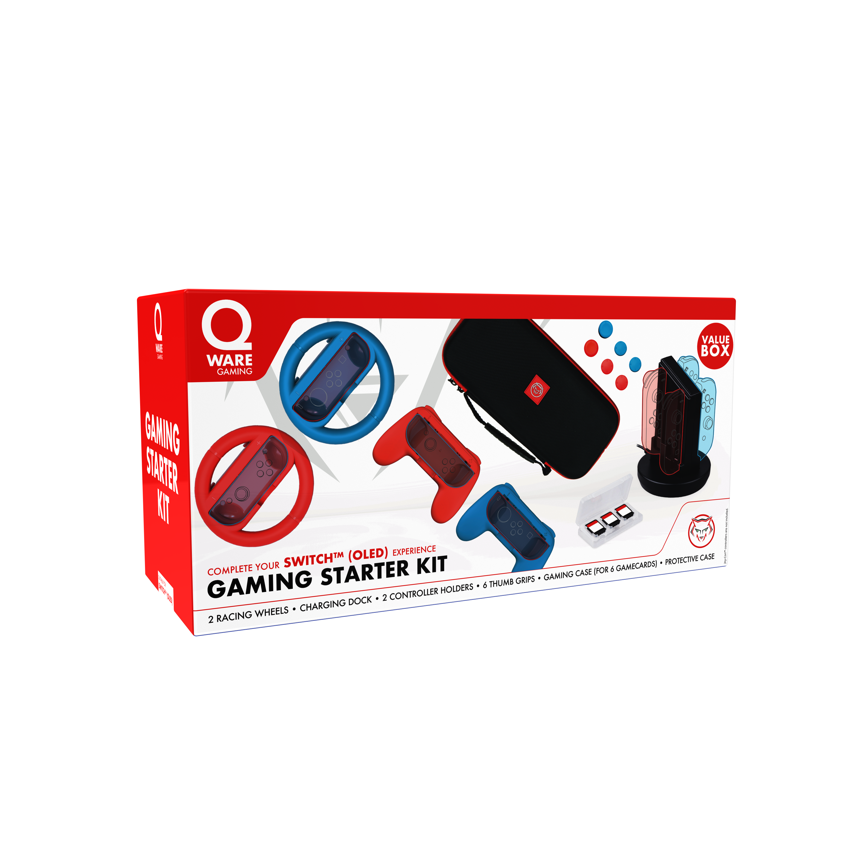 Qware Gaming Bundel Voor Nintendo Switch (oled)