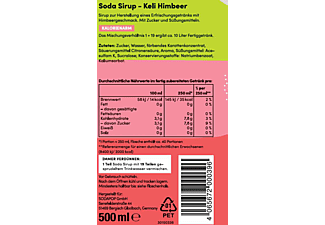 SODAPOP Keli Himbeere Sirup 500ml