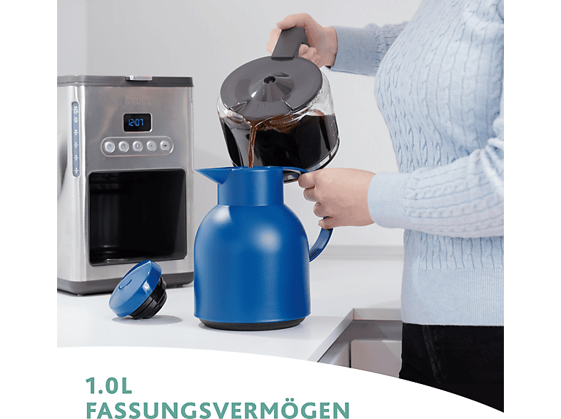 EMSA 504687 Samba Isolierkanne Weiß/Transluzent