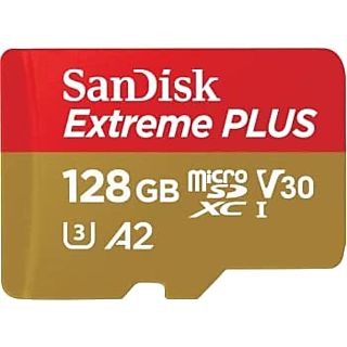 SANDISK microSDHC geheugenkaart Extreme Plus 128 GB UHS-III (00214501)
