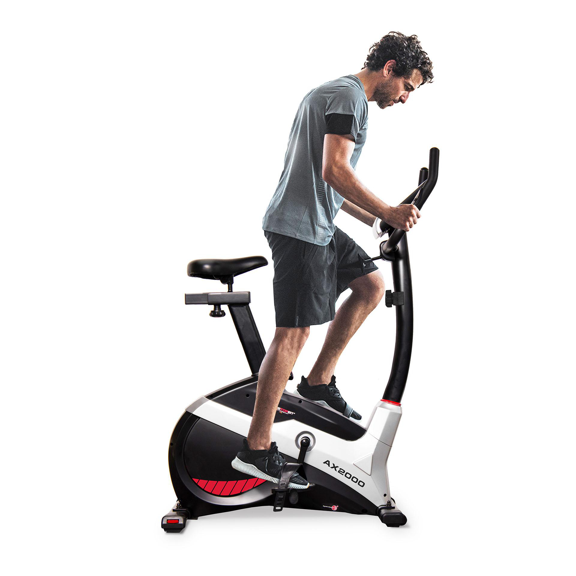 CHRISTOPEIT AX 2000 Heimtrainer, Schwarz/Silber