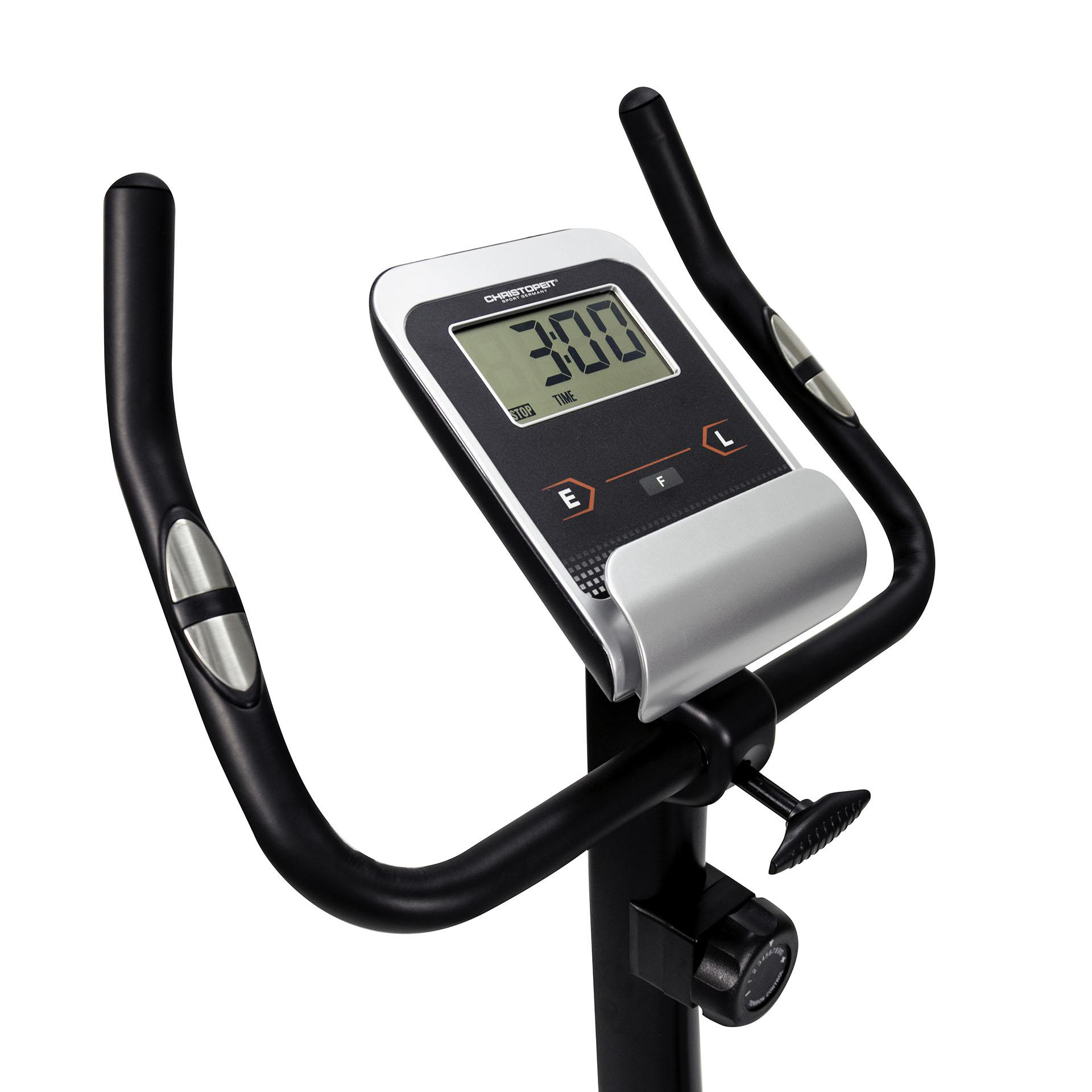 CHRISTOPEIT AX 2000 Heimtrainer, Schwarz/Silber