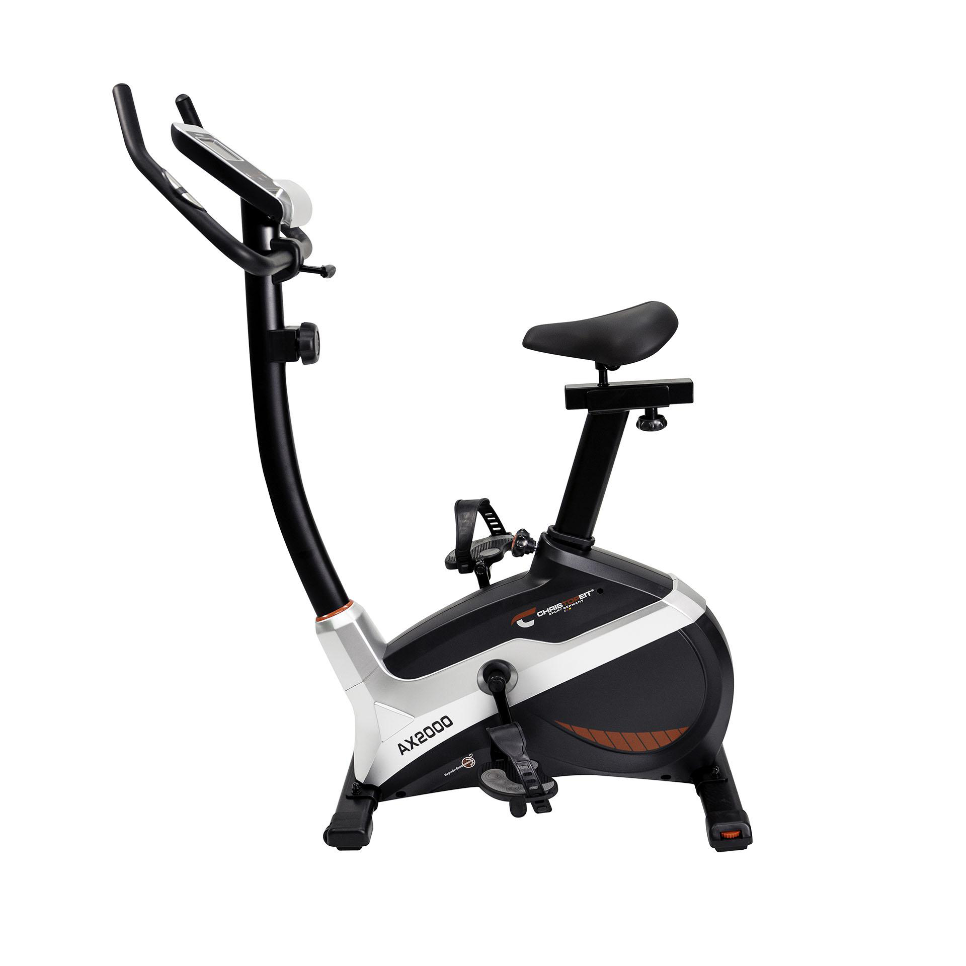 CHRISTOPEIT AX 2000 Heimtrainer, Schwarz/Silber