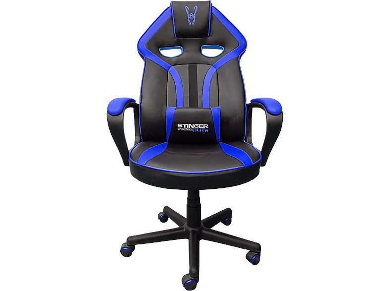 Silla gaming  Woxter Stinger Station Alien, Respaldo con ajuste  automático, Azul