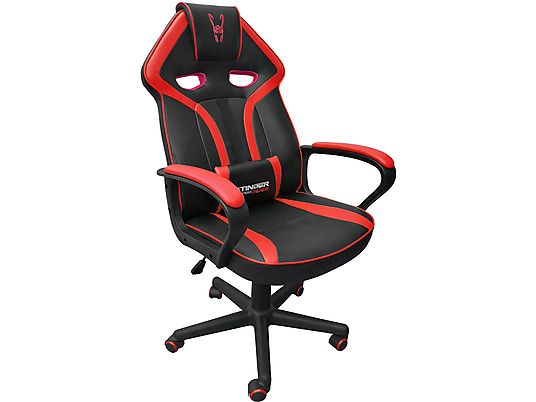 Silla gaming - Woxter Stinger Station Alien, Respaldo con ajuste automático, Rojo